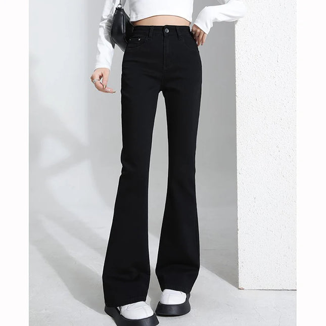 Women's Slim Fit High Waist Flared Jeans