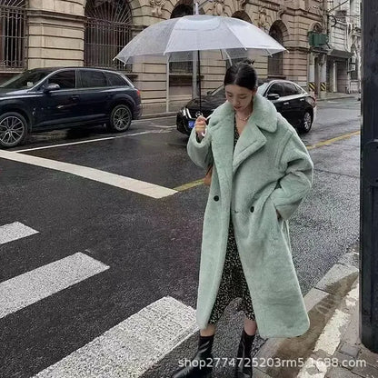 Women's Faux Fur Coat - Long, Thick, Warm, Elegant Winter Coat for Women