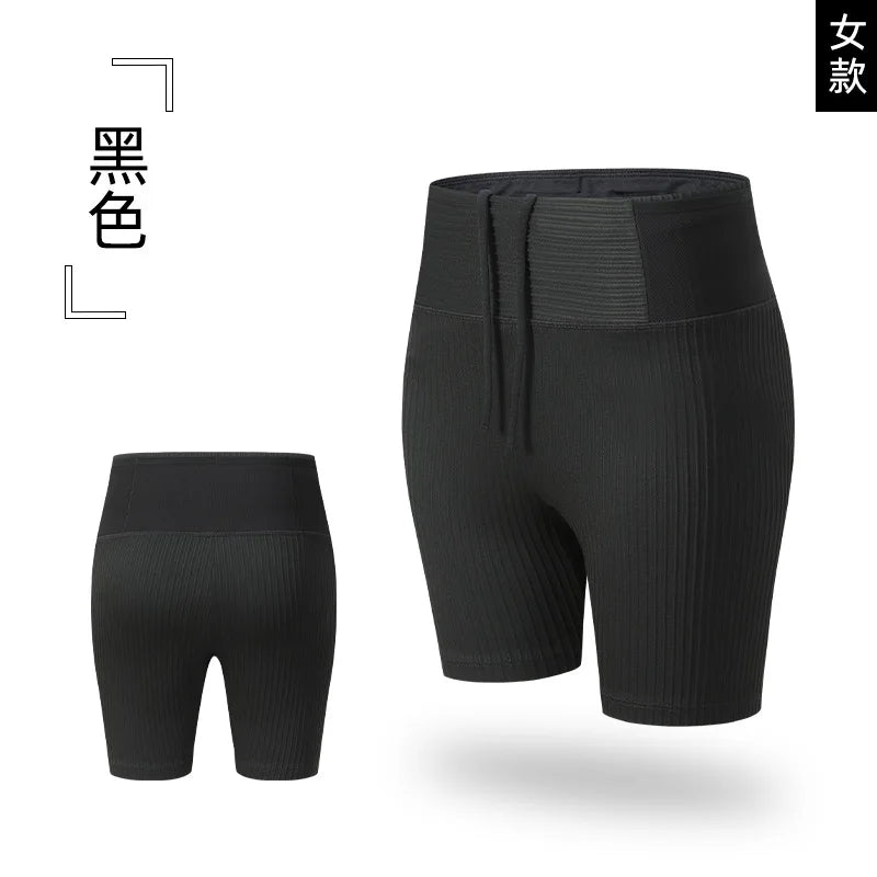 Men And Women's Quick-Dry Compression Running Shorts with Inner Liner and Mesh Waist Pocket