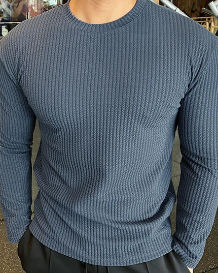 Men's Casual Oversized Long Sleeve Sweater
