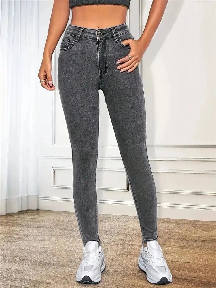 Women’s Stretch Skinny Jeans - Slim Fit Pencil & Straight Leg