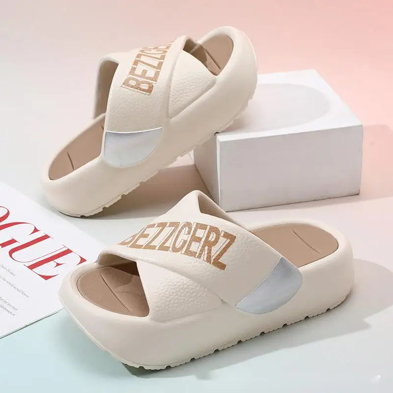Women's High Heel EVA Slippers with Super Thick Sole