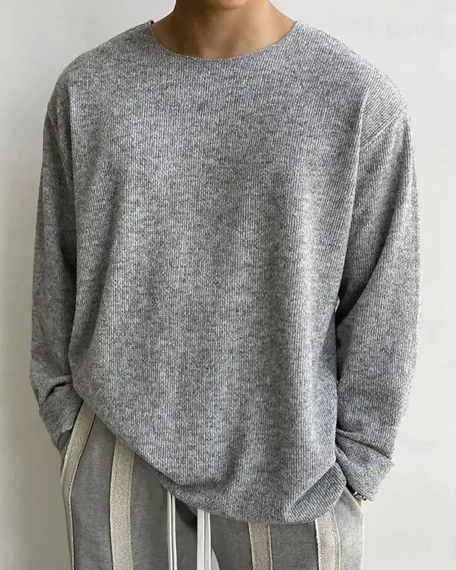 Men's Lightweight Casual Long-Sleeve Sweater
