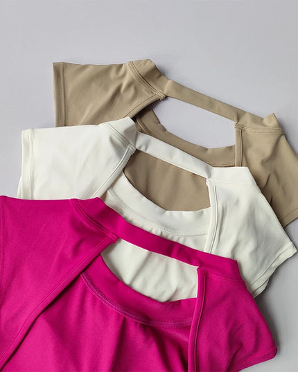 Women's Breathable Push-Up Sports Crop Top