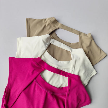 Women's Breathable Push-Up Sports Crop Top