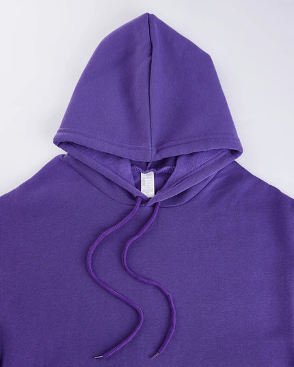 Women's "Expensive Talks Back" Printed Hoodie Sweater - Loose Fit