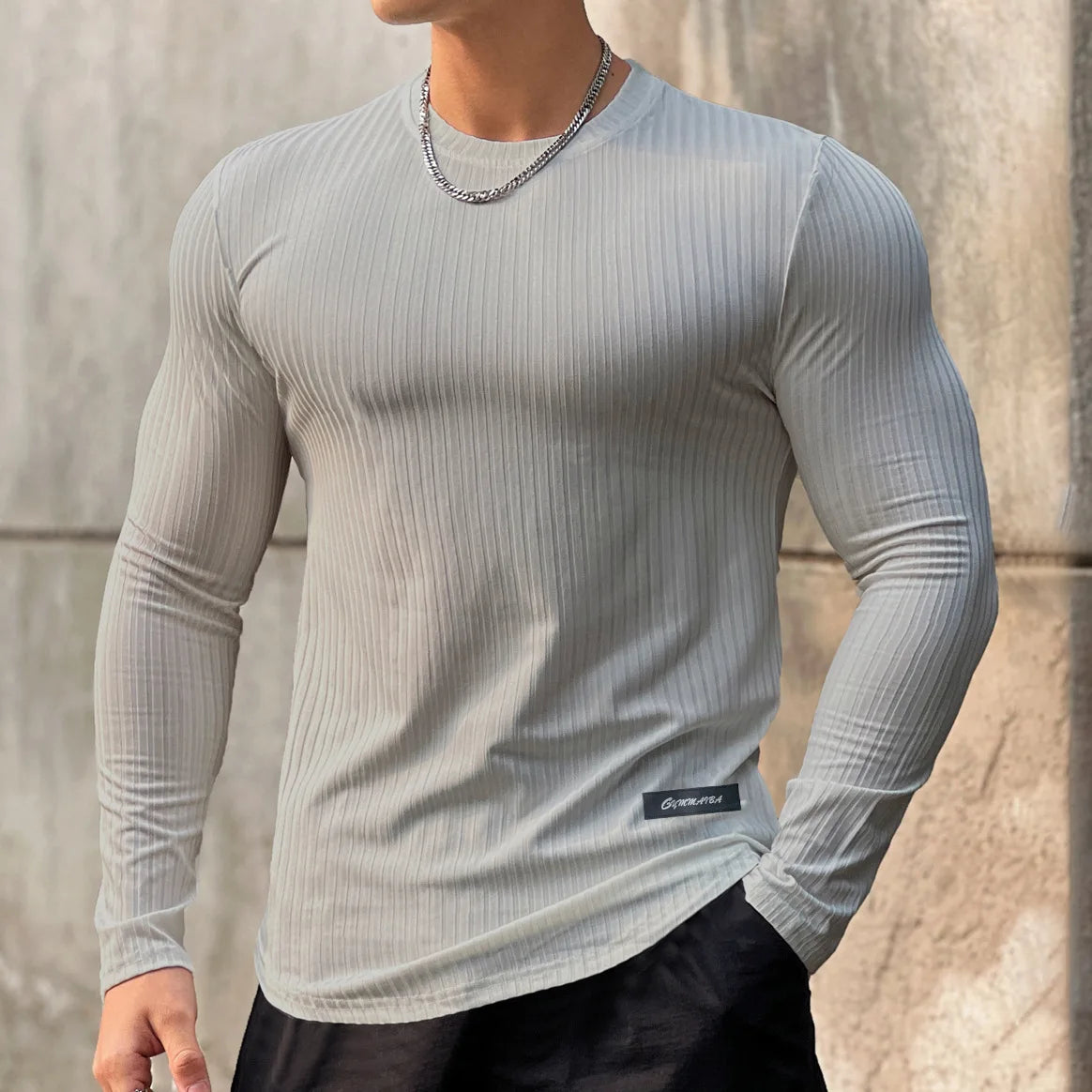 Men's Slim Fit Lightweight Long Sleeve Sweater