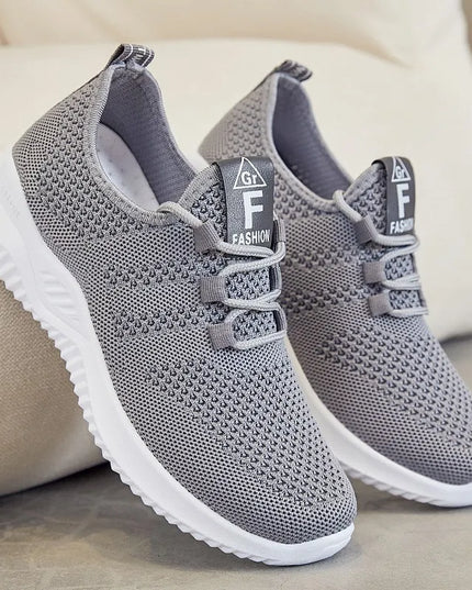 Women's Lightweight Breathable Mesh Running Shoes with Soft Bottom Comfort