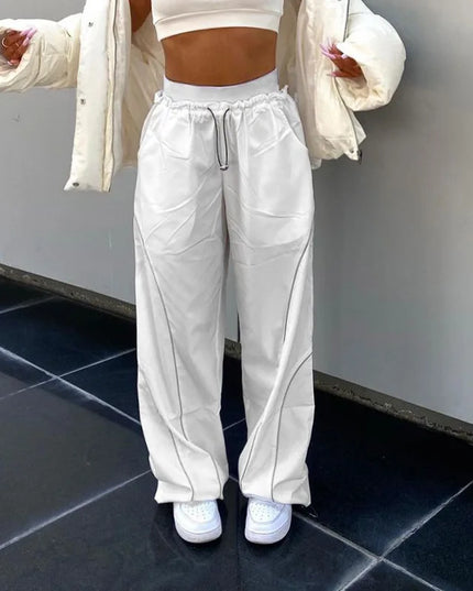 Women's Baggy Harem Sweatpants with Wide Leg Fit