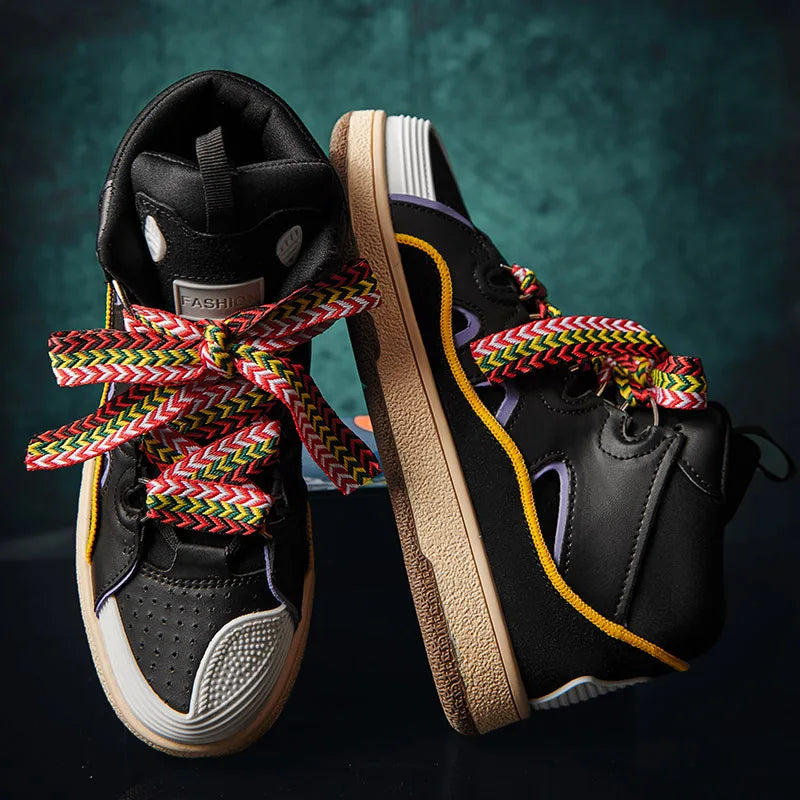 Men's Winter Boots - Warm Non-Slip Plush Sneakers for Men - Various Designs