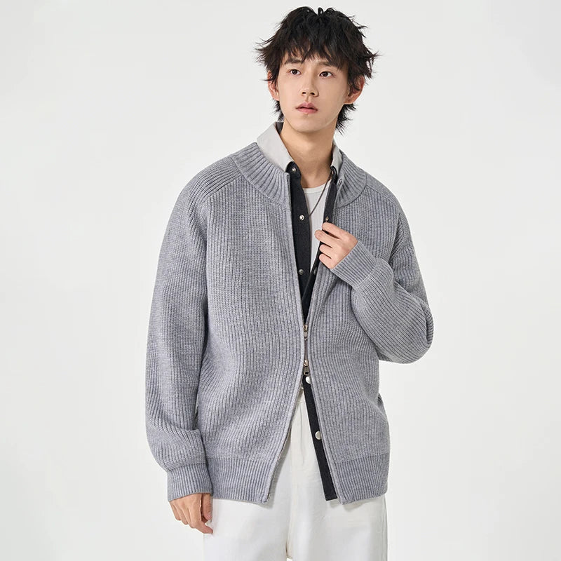 Men's Casual Breathable Zipper Jacket – Stylish Outerwear for Men