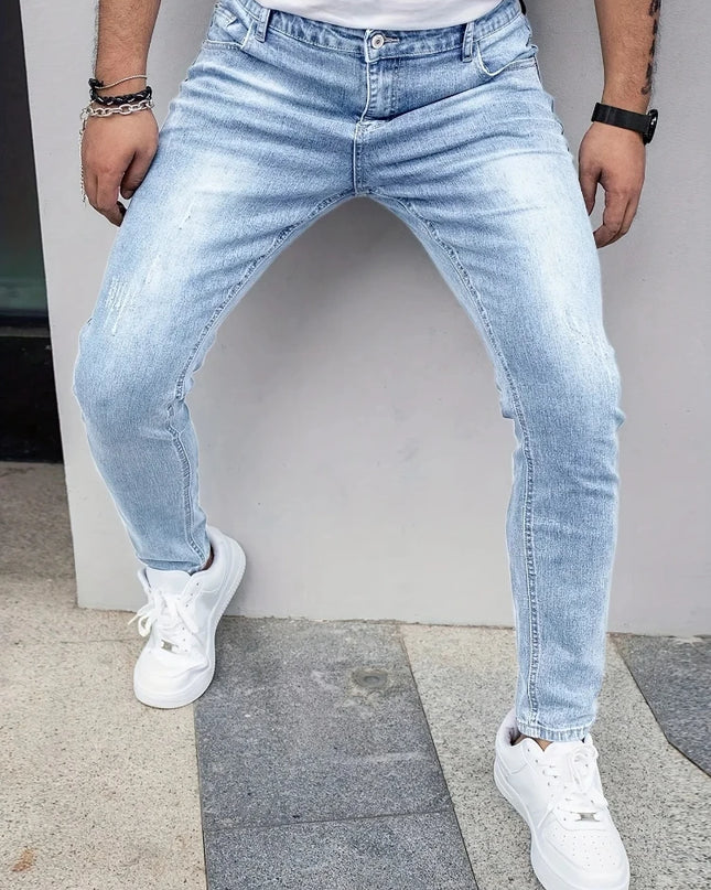 Men's Vintage Casual Stretch Denim Jeans