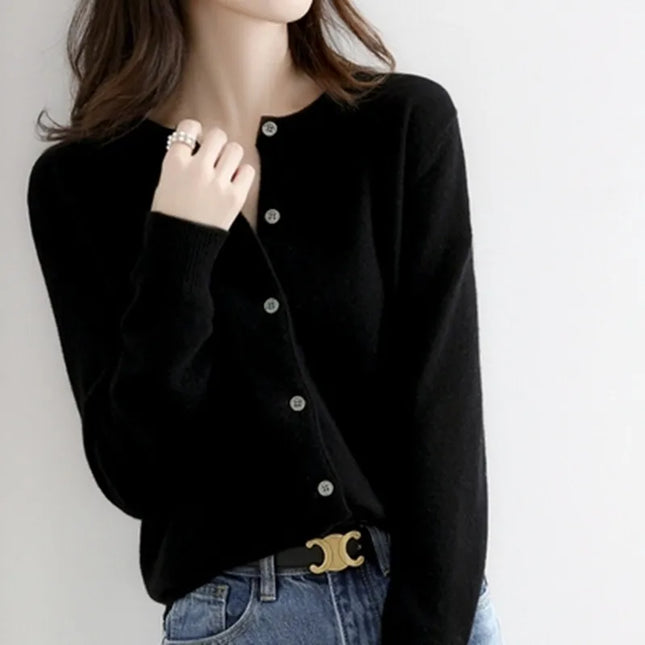 Women's Long Sleeve Cardigan Sweater