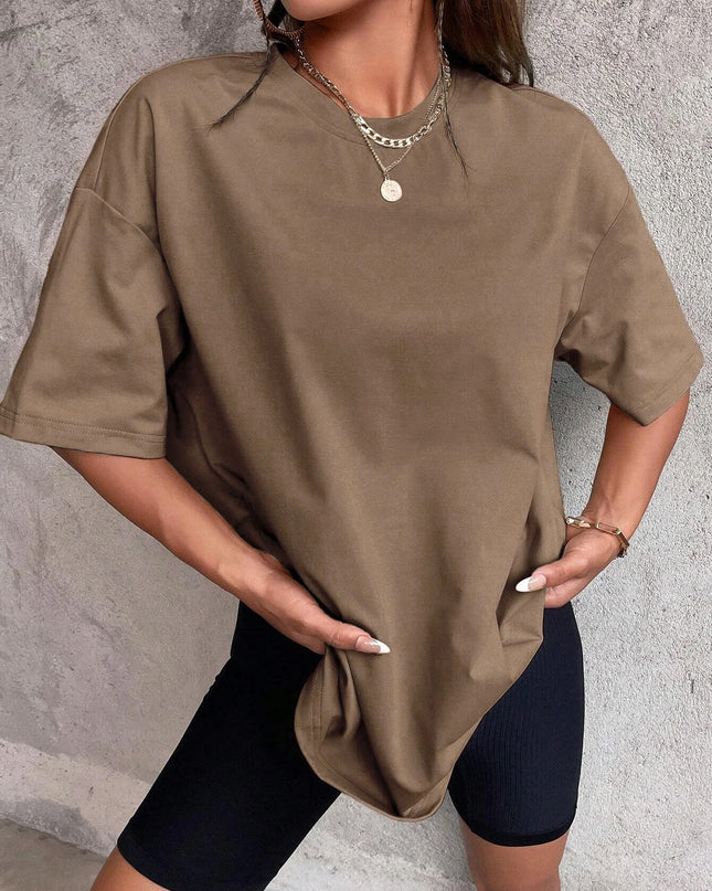 Cotton Women's T-Shirt - Loose Casual Fit