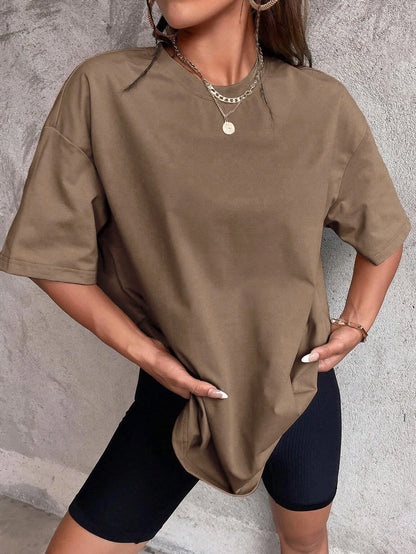 Cotton Women's T-Shirt - Loose Casual Fit