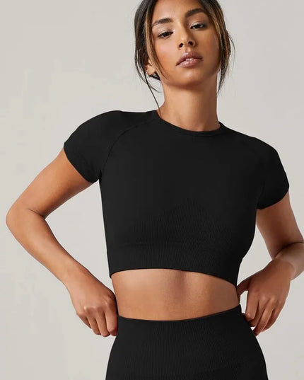 Women's Low-Cut Compression Activewear T-Shirt