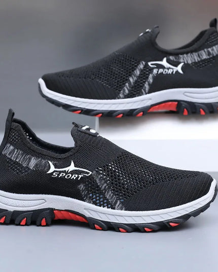 Men's Mesh Breathable Slip-On Sneakers