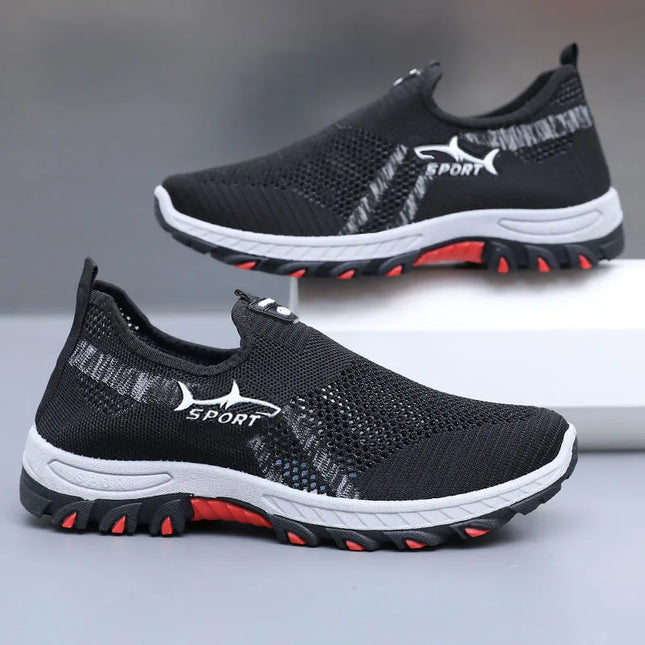 Men's Mesh Breathable Slip-On Sneakers