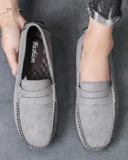 Premium Suede Men's Breathable Slip-On Luxury Loafers - Stylish & Comfortable Footwear