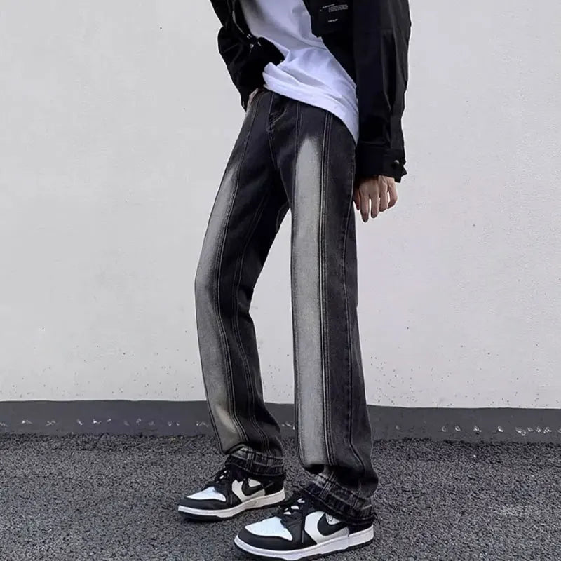 Men's Gradient Vintage Straight Jeans