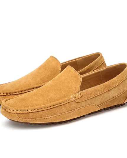  Men's Faux Suede Slip-On Shoes