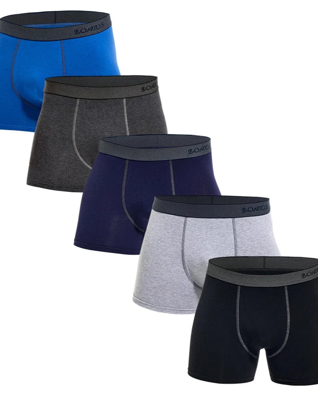 5-Pack Men's Cotton Boxer Briefs