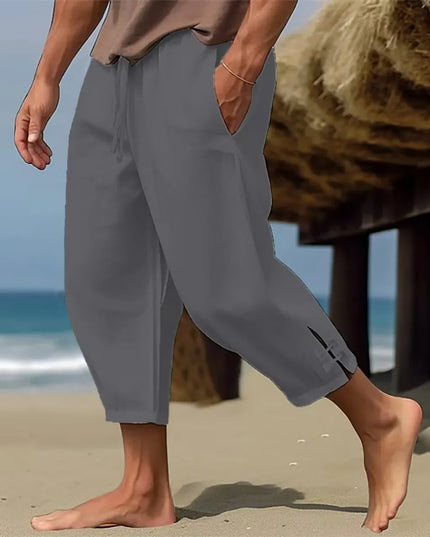Men's Casual Loose Cotton-Linen Blend Pants