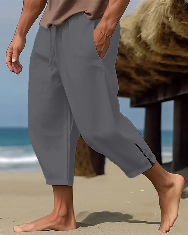 Men's Casual Loose Cotton-Linen Blend Pants
