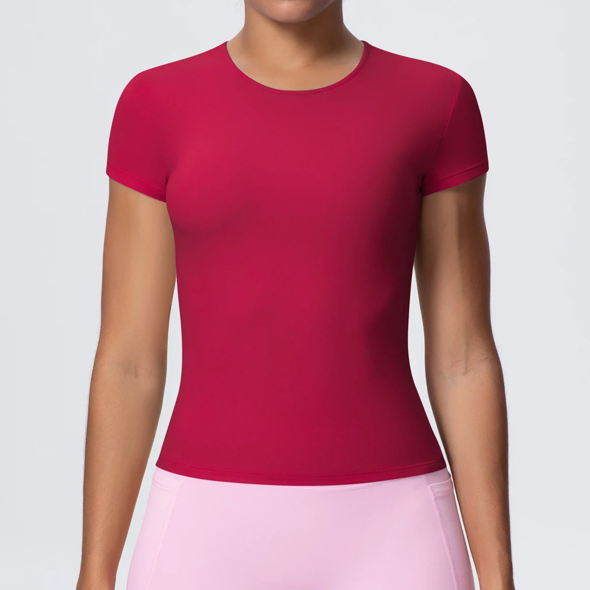 Women's Workout T-Shirt - Quick-Drying, Breathable, Slim Fit