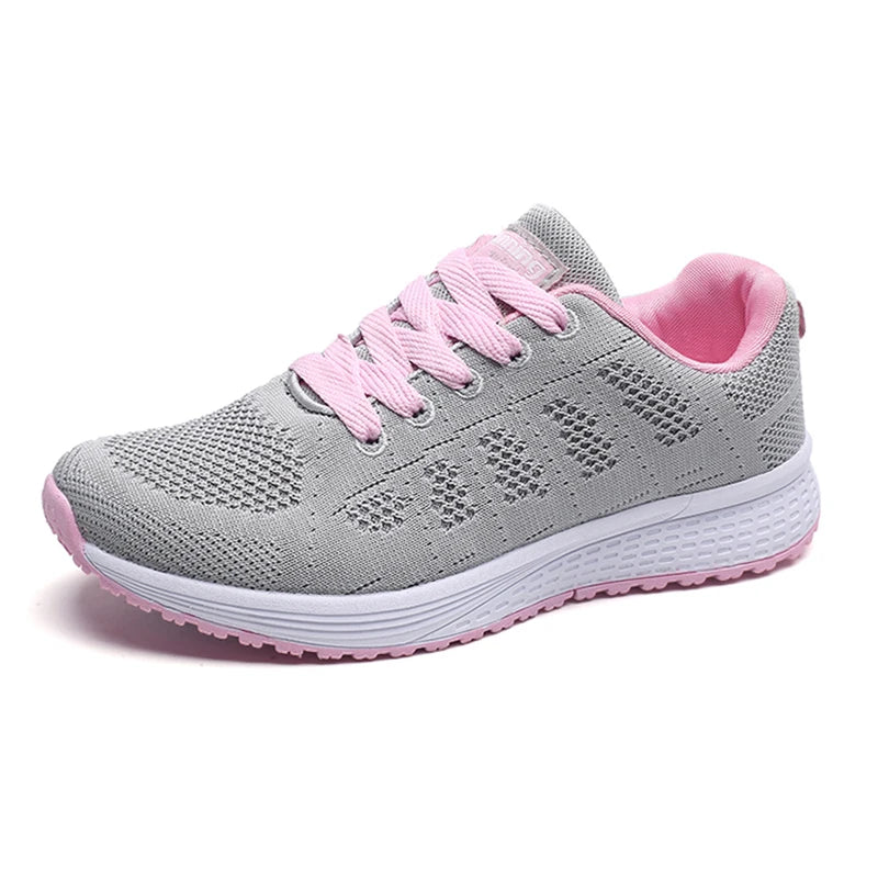 Womens Lightweight  Athletic Sneakers - Breathable Material-Various Colors