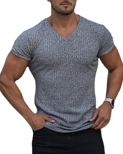 Men's Slim Fit V-Neck T-Shirt