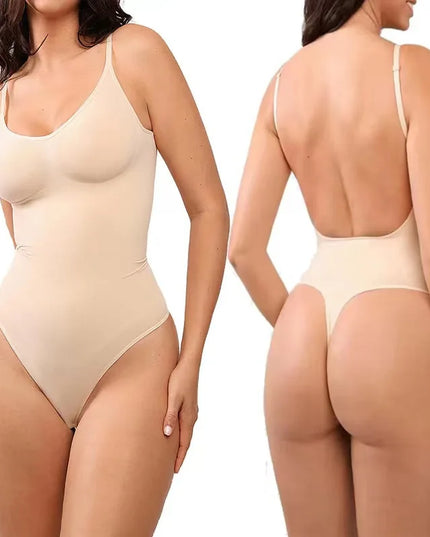 Women's Seamless Sling Body Shaping Backless Bodysuit