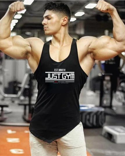 Men's Breathable Cotton Fitness Vests - Lightweight Tank Top