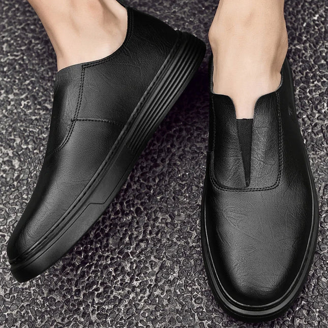 eather Casual Slip-On Shoes for Men