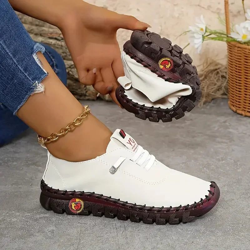 Women's Lightweight Sneakers with Thick Bottom Sole