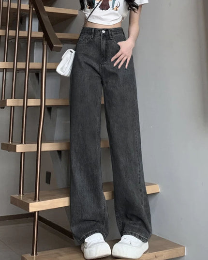 Vintage Women's Wide-Leg High-Waist Pants