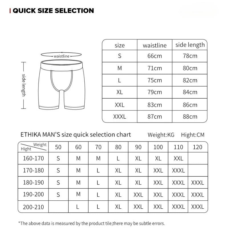 ETHIKA 5-Pack Men's Breathable Mesh Crotch Underwear