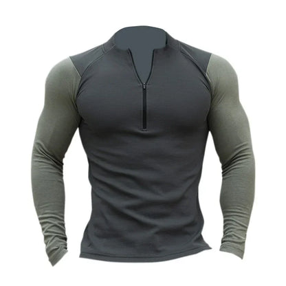Men's Compression Athletic Long Sleeve Tight Sweatshirt