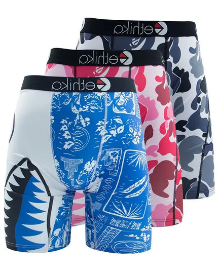 Ethika 3-Pack Men's Boxer Briefs Underwear