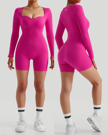 Women's Long Sleeve Bodysuits & Jumpsuits - One-Piece Top