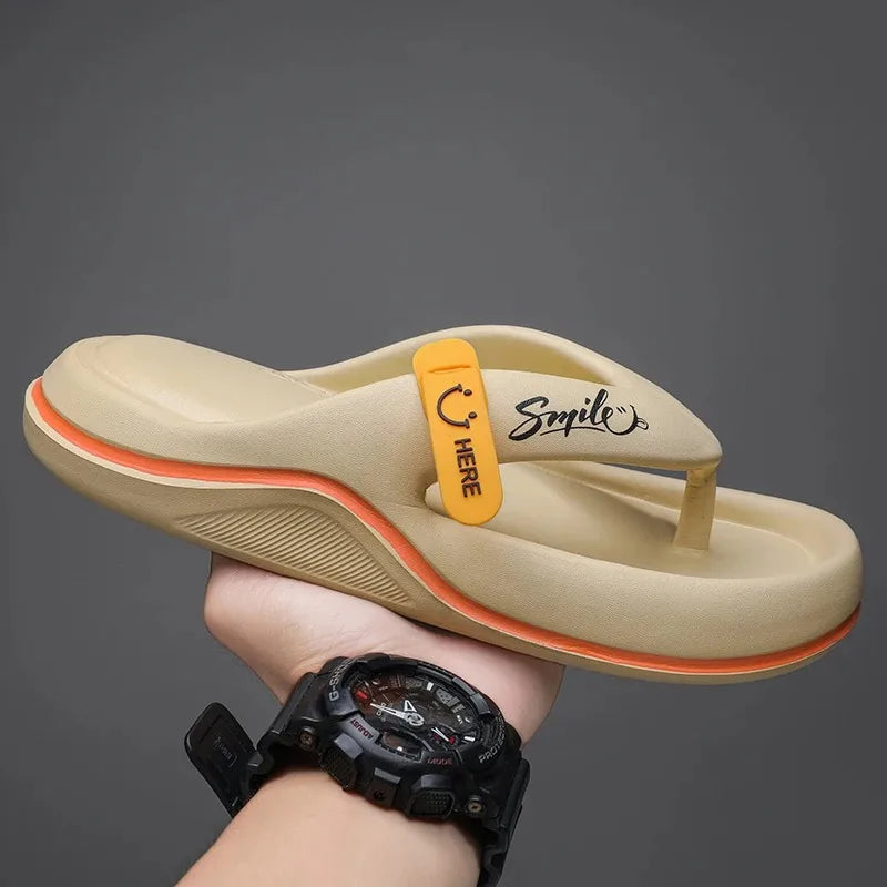 Ultra-Comfortable Non-Slip Flip Flop Slippers for Men and Women with Thick Soft Sole