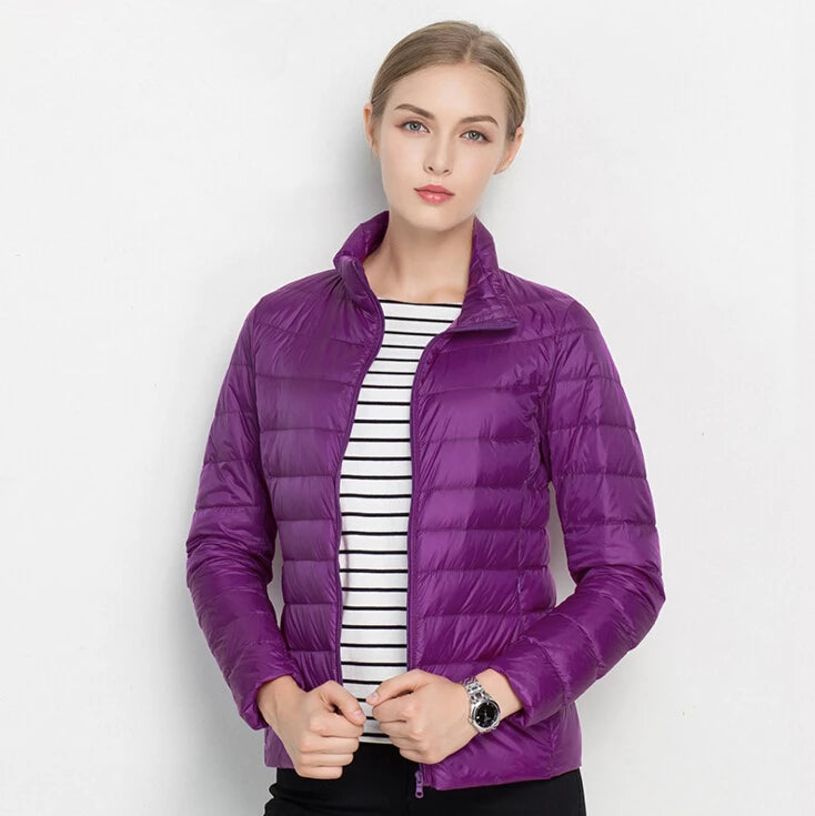 Women's Warm Slim Fit Zipper Jacket