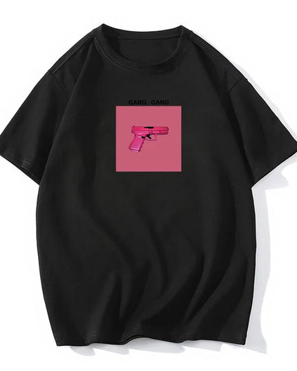 Women's Cotton Casual Loose Fit O-Neck T-Shirt