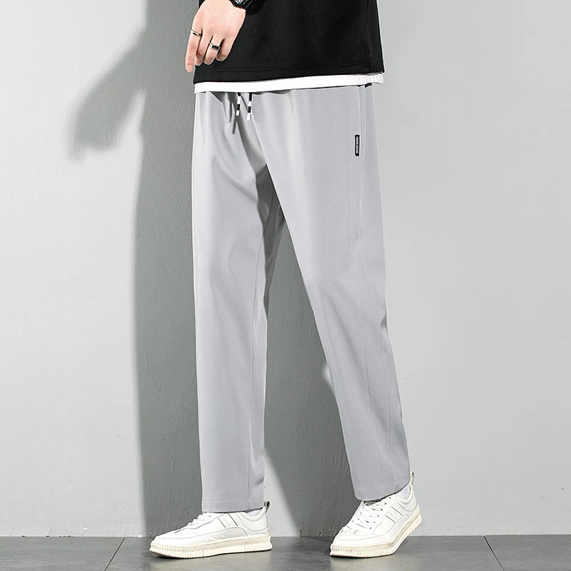 Men's Slim Fit Casual Straight-Leg Sweatpants