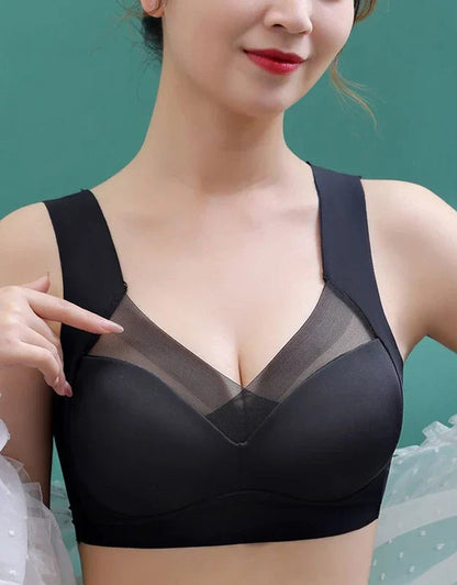 Set of 3 Ice Silk Seamless Sports Bras - Comfortable, Anti-Sagging, No Steel Ring Design