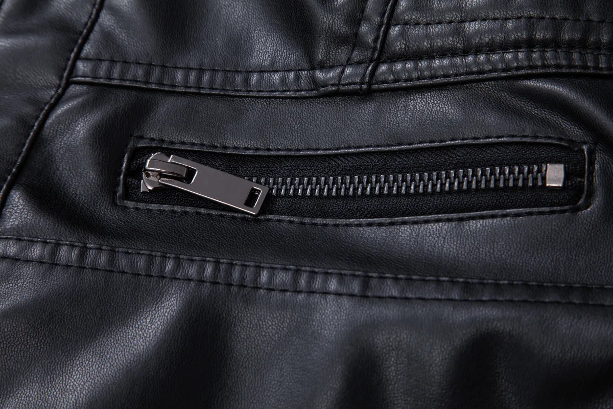 Leather Clothing New Men's Motorcycle Leather Jacket Slim Cool Handsome Men Jacket New Male Vintage Leather Jackets