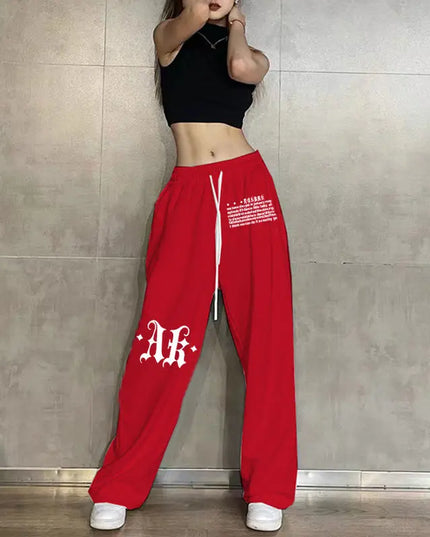 Women's Loose Fit Sweatpants with Drawstring & Elastic Waist