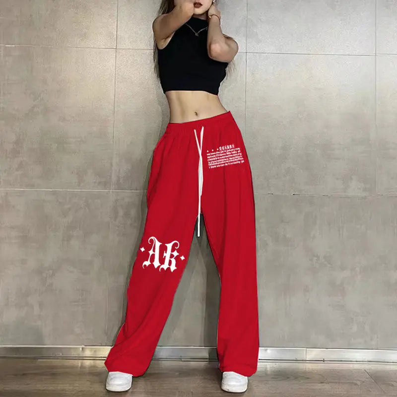Women's Loose Fit Sweatpants with Drawstring & Elastic Waist