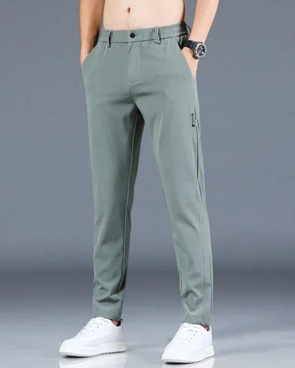 Men's Slim Fit Straight Leg Trousers