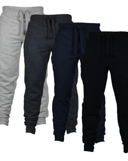 Men's Casual Fitness Joggers - Slim Fit Tracksuit - Various Colors